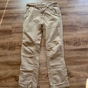 Huk Performance Straight Leg Cargo  Khaki Pants Size 30